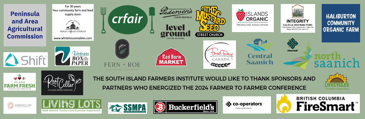 FARMER TO FARMER SPONSORS 2024